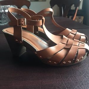 Lane Bryant woven heels sandals